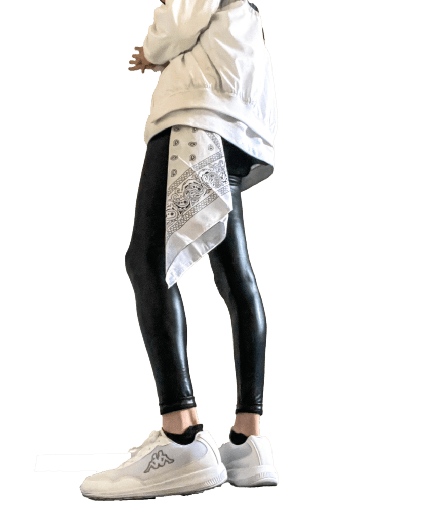 How to Style Streetwear with White Sneakers and Leather Leggings ...