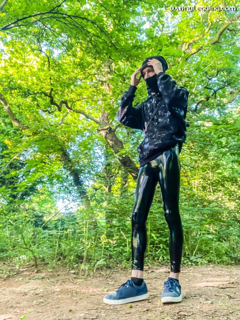 dannylegging, leggings outfit, shiny